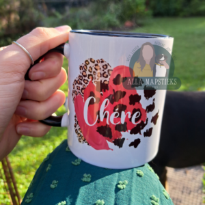 11oz Tweekleurige koffie koppie